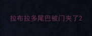 拉布拉多尾巴被门夹了