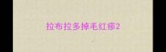 拉布拉多掉毛红疹