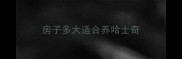 房子多大适合养哈士奇