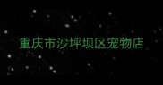 重庆市沙坪坝区宠物店