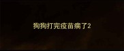 狗狗打完疫苗瘸了