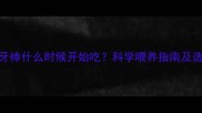 幼犬幼猫磨牙棒什么时候开始吃科学喂养指南及选购避坑技巧
