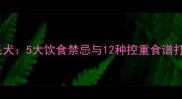 科学喂养金毛犬5大饮食禁忌与12种控重食谱打造完美体型