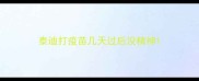 泰迪打疫苗几天过后没精神