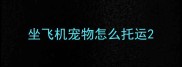 坐飞机宠物怎么托运