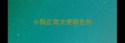 小狗正常大便颜色的