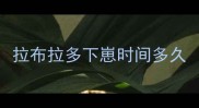 拉布拉多下崽时间多久