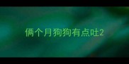 俩个月狗狗有点吐