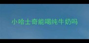 小哈士奇能喝纯牛奶吗