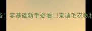 泰迪狗秋冬保暖必备零基础新手必看泰迪毛衣教程附详细图解
