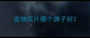 宠物尿片哪个牌子好