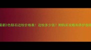 最新3色陨石边牧价格表边牧多少钱附购买攻略和养护指南