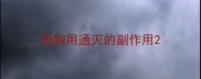狗狗用通灭的副作用