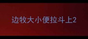 边牧大小便拉斗上