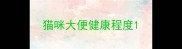 猫咪大便健康程度