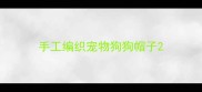 手工编织宠物狗狗帽子