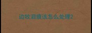 边牧泪痕该怎么处理