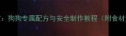 宠物生日蛋糕DIY狗狗专属配方与安全制作教程附食材清单和步骤图