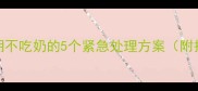 幼犬哺乳期不吃奶的5个紧急处理方案附护理要点
