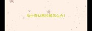 哈士奇幼崽拉稀怎么办