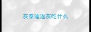 灰泰迪返灰吃什么