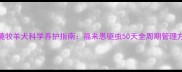 边境牧羊犬科学养护指南福来恩驱虫50天全周期管理方案