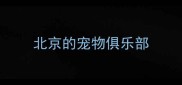 北京的宠物俱乐部