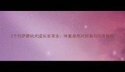 2个月萨摩幼犬成长发育全体重身高对照表与饲养指南