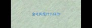 金毛狗是什么样的
