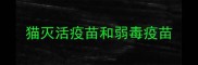 猫灭活疫苗和弱毒疫苗