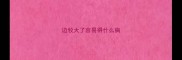 边牧大了容易得什么病