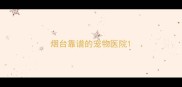 烟台靠谱的宠物医院