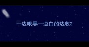 一边眼黑一边白的边牧