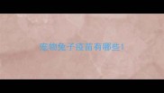 宠物兔子疫苗有哪些