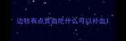边牧有点贫血吃什么可以补血