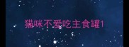猫咪不爱吃主食罐