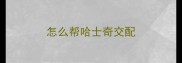 怎么帮哈士奇交配