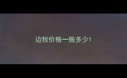 边牧价格一般多少