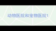 动物医院和宠物医院
