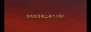 拉布拉多背上有个小包