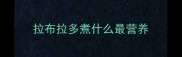 拉布拉多煮什么最营养