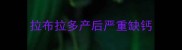 拉布拉多产后严重缺钙