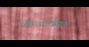 小狗吐的严重脱水