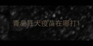 青岛狂犬疫苗在哪打
