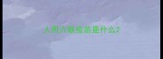 人用六联疫苗是什么