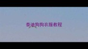 泰迪狗狗衣服教程