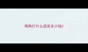 狗狗打什么疫苗多少钱