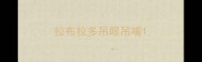 拉布拉多吊眼吊嘴