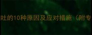 泰迪犬空腹呕吐的10种原因及应对措施附专业护理指南