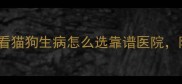 周峰宠物医院真实口碑看猫狗生病怎么选靠谱医院附避坑指南附对比图
